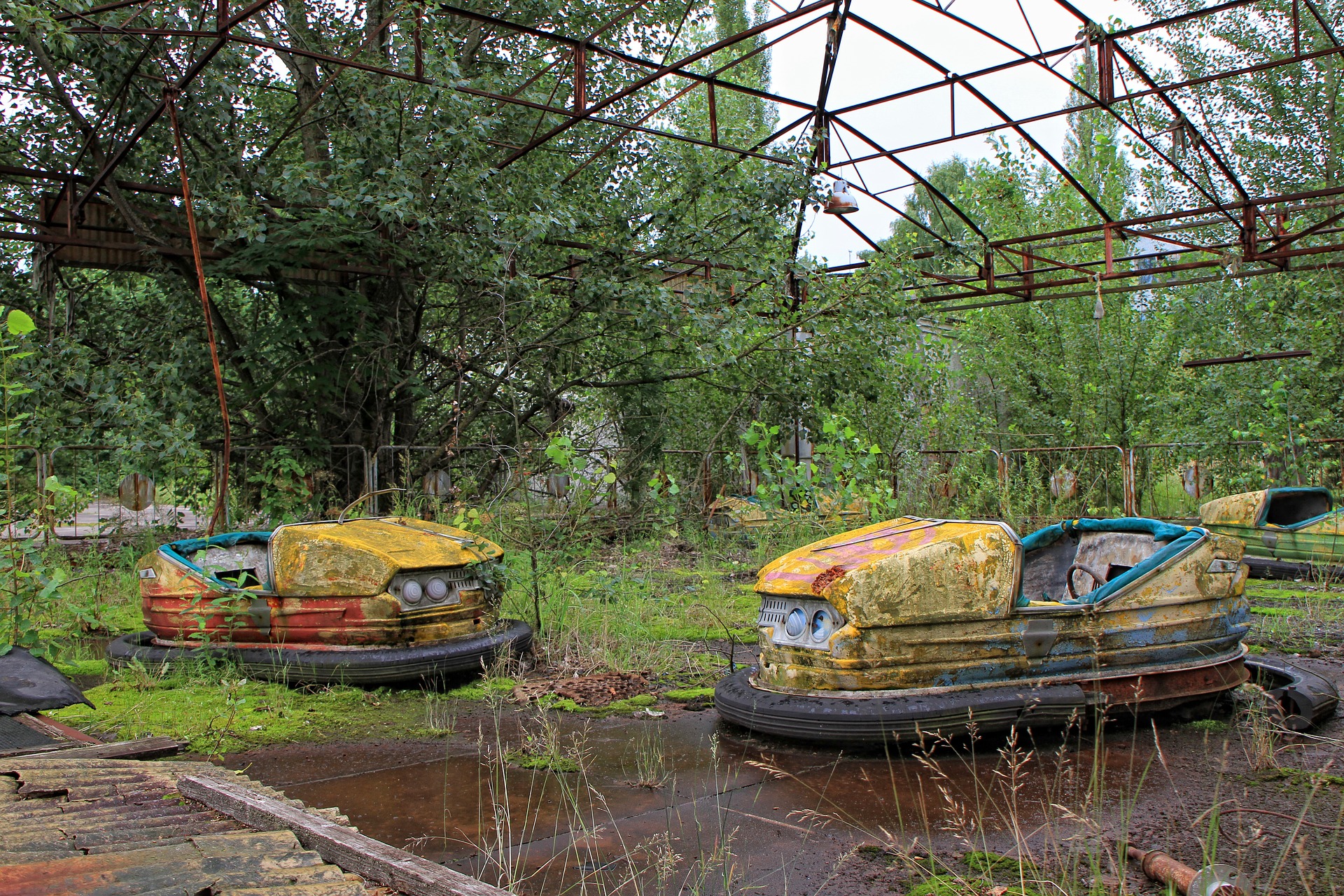 Pripyat: busted bumper cars